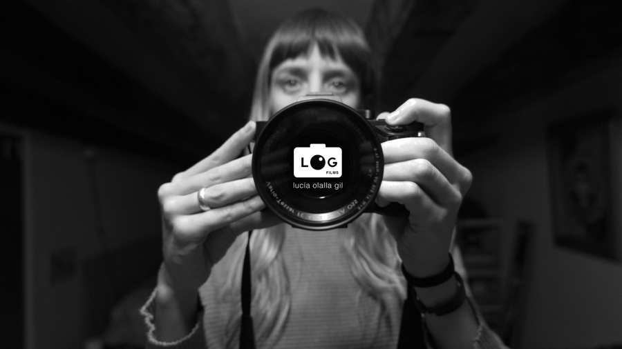 autoretrato de lucia olalla gil como realizadora audiovisual en barcelona